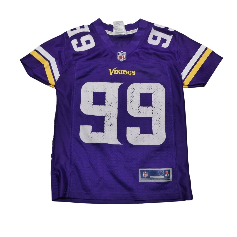 Minnesota‎ Vikings Football Jersey Boys Small Purple NFL Hunter 99 NFL Pro Line